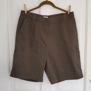 L.L.Bean Original Fit Olive Green Shorts